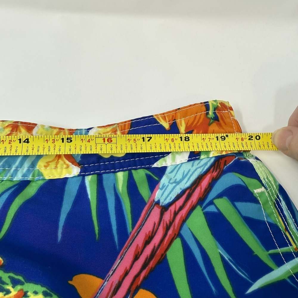 Polo Ralph Lauren Mens Swim Trunks Shorts Hawaiian Floral Parrot 1XB - Picture 5 of 7